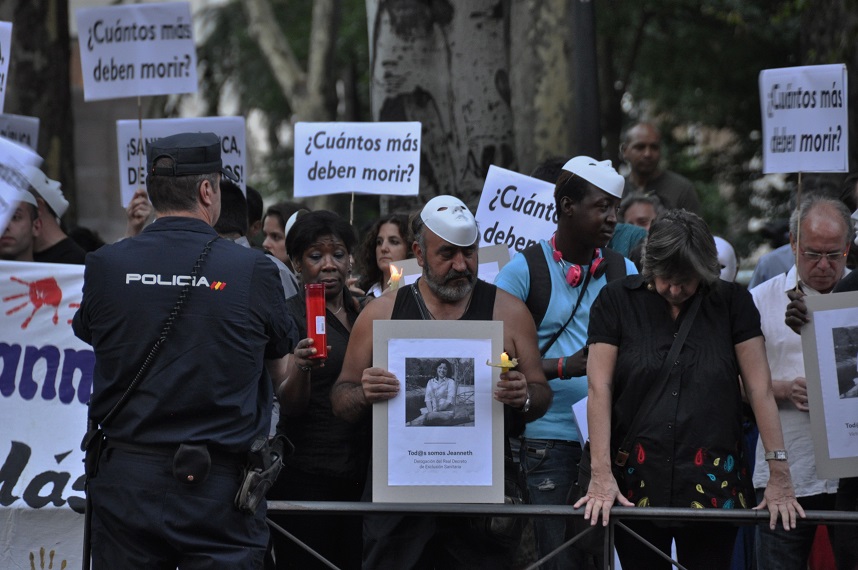 Concentración en la vigilia por Jeanneth Beltrán