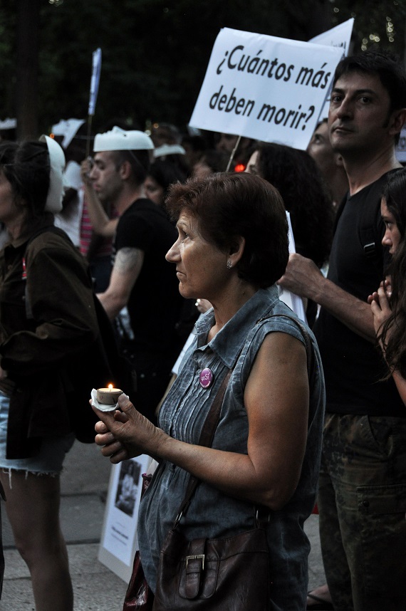 Concentración en la vigilia por Jeanneth Beltrán