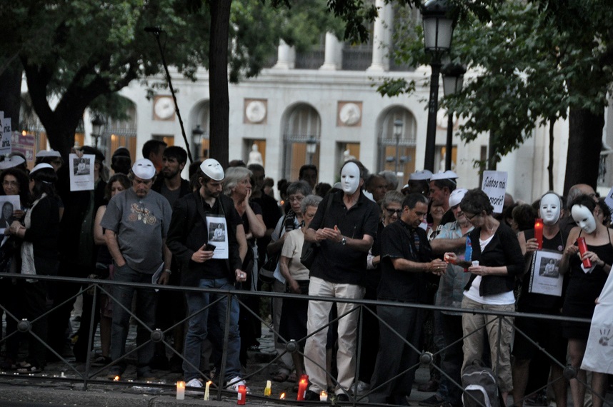 Concentración en la vigilia por Jeanneth Beltrán