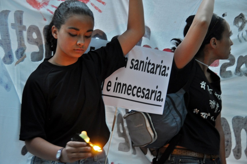 Concentración en la vigilia por Jeanneth Beltrán