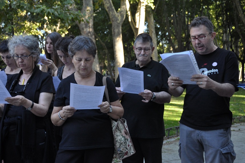 Concentración en la vigilia por Jeanneth Beltrán